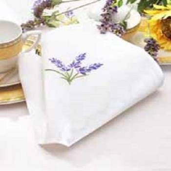 Cotton Towels 40 x 40cm 2 pcs with Printed Pattern Cross Stitch No. 2091-9109